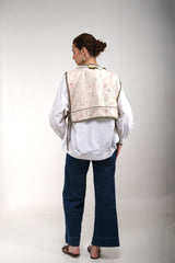 Meadows Denim Tie Up Bib