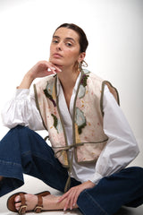 Meadows Denim Tie Up Bib