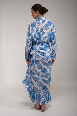 Amily ruffle skirt + shirt set