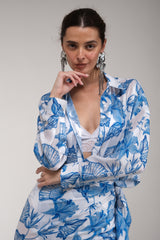 Amily ruffle skirt + shirt set