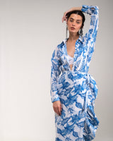 Amily ruffle skirt + shirt set