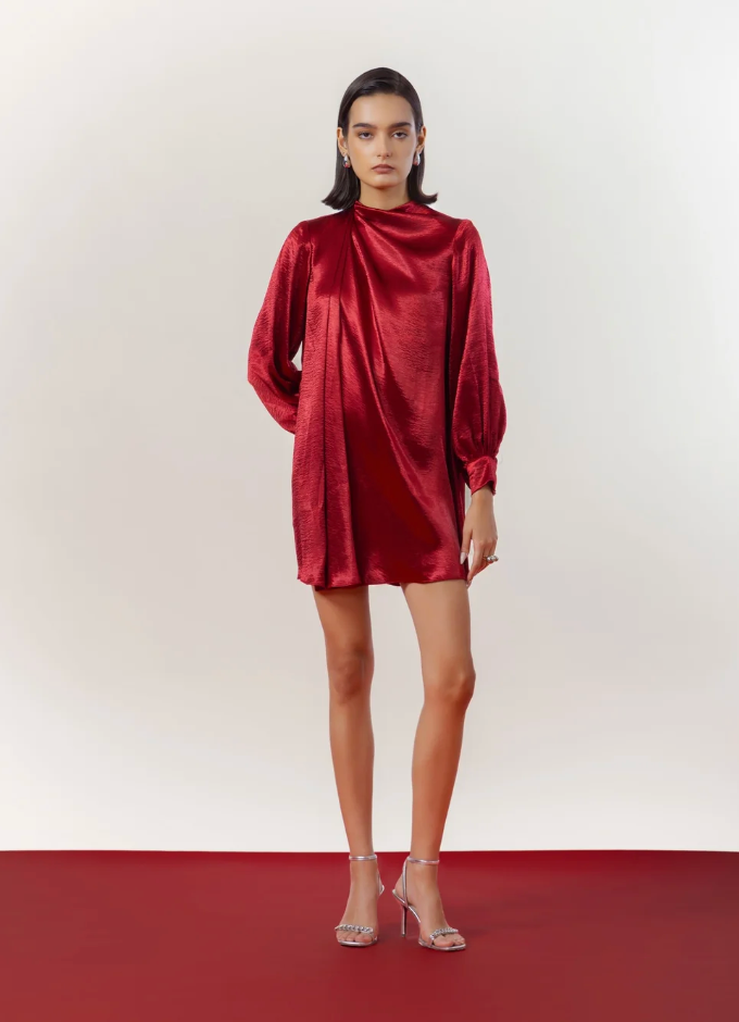 Crimson Allure Dress