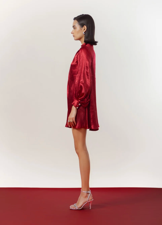 Crimson Allure Dress