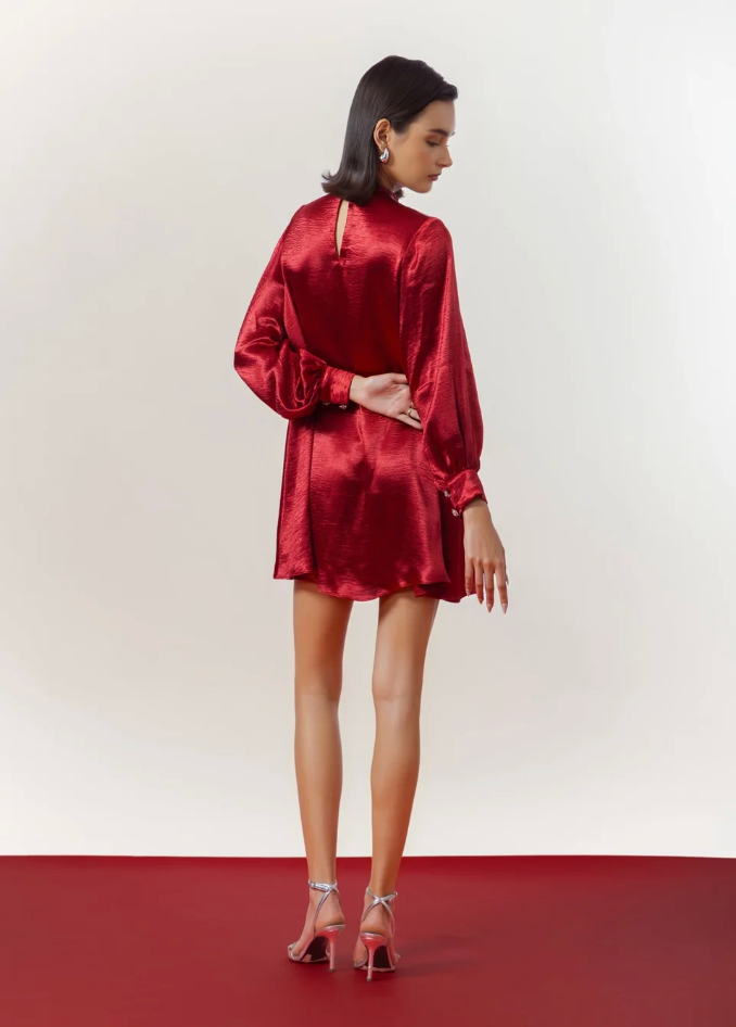 Crimson Allure Dress