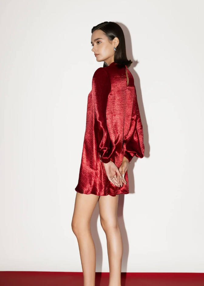 Crimson Allure Dress
