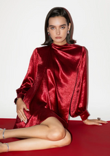 Crimson Allure Dress